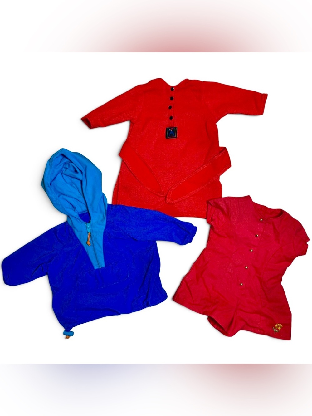 American Girl Pleasant Co. Lot Culotte Slumber Shirt Headband Hiking Windbreaker